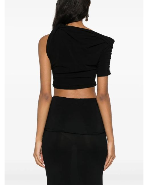 Jacquemus Black Top 'Drapeado'