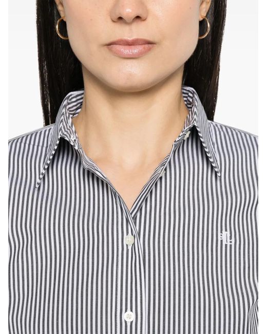 Ralph Lauren White Striped Shirt