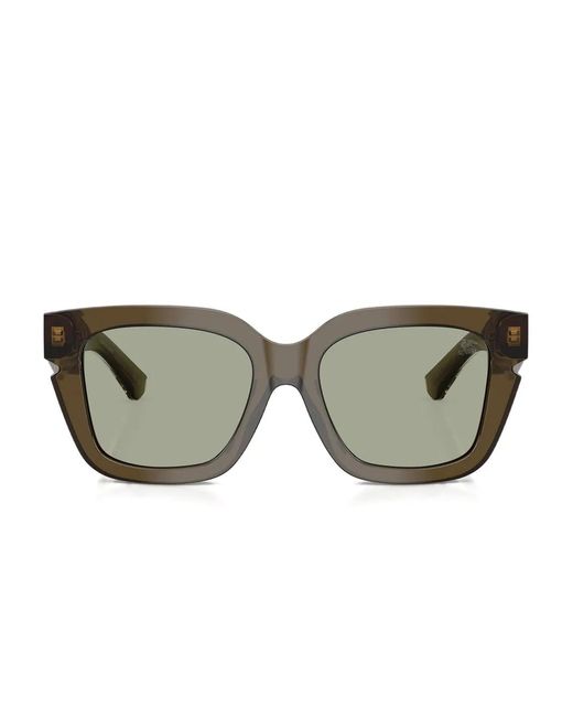 Burberry Gray Be4453 Square-Frame Sunglasses