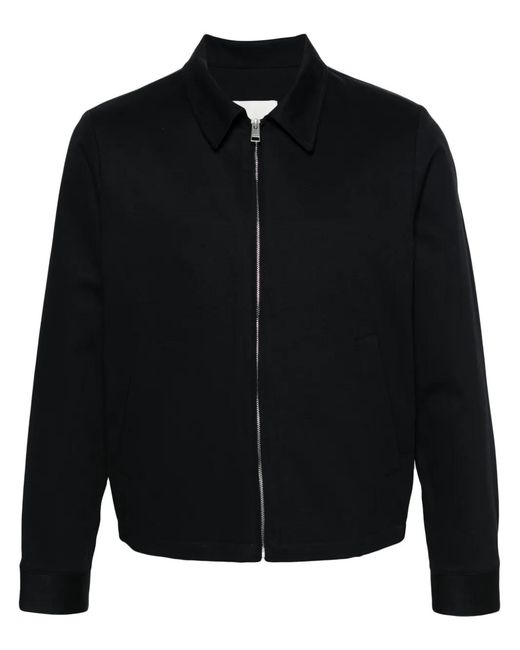 Sandro Black Zip-Up Jacket for men