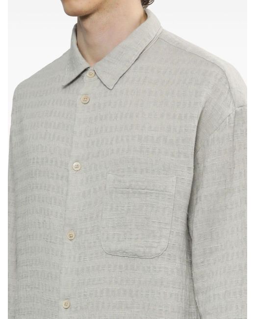 A Kind Of Guise Gray Gusto Long-sleeve Shirt for men