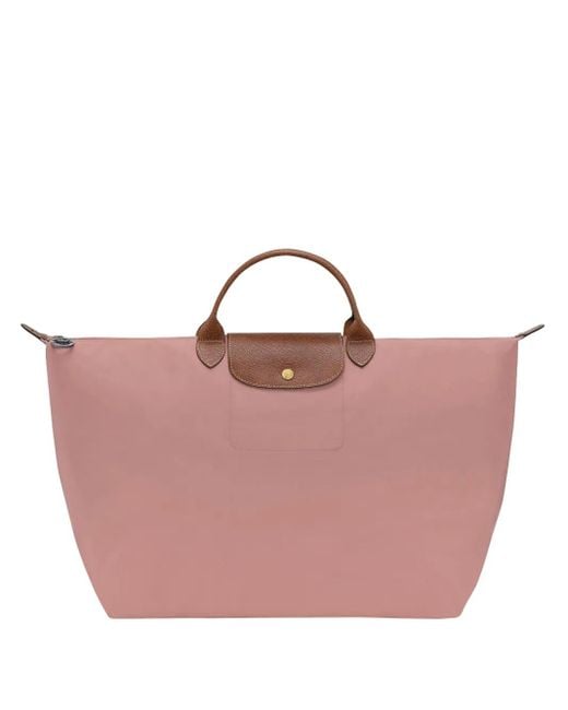 Longchamp Pink Large Le Pliage Original Tote Bag
