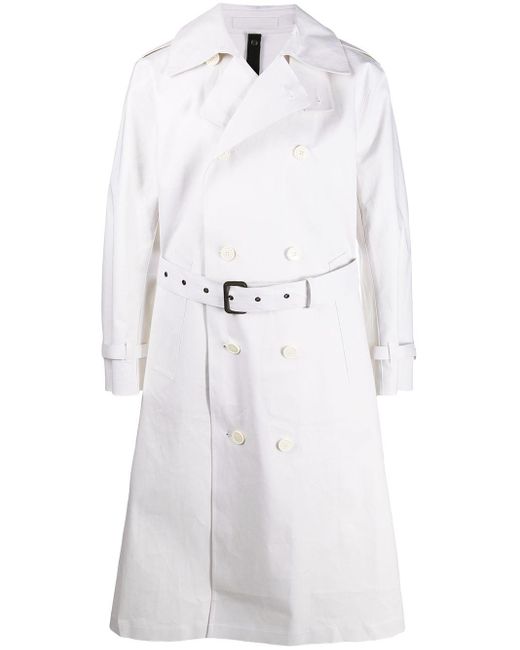 Double-breasted Belted Trench Coat 
