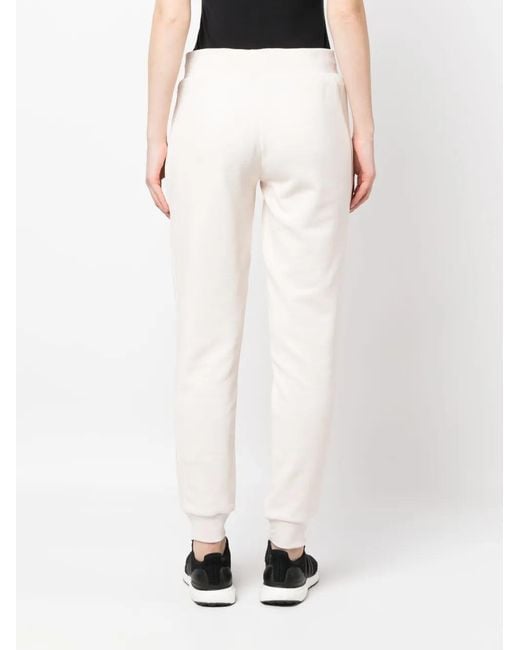 Adidas White Low-Rise Cotton Track Pant