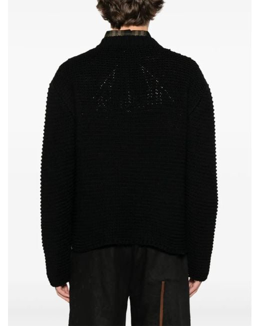 McQueen Black Sweaters for men