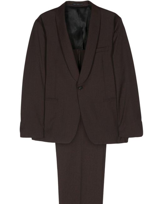 Low Brand Black Single-breasted Virgin-wool Suit for men
