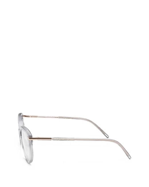 Marc Jacobs White Cat-Eye Frame Glasses