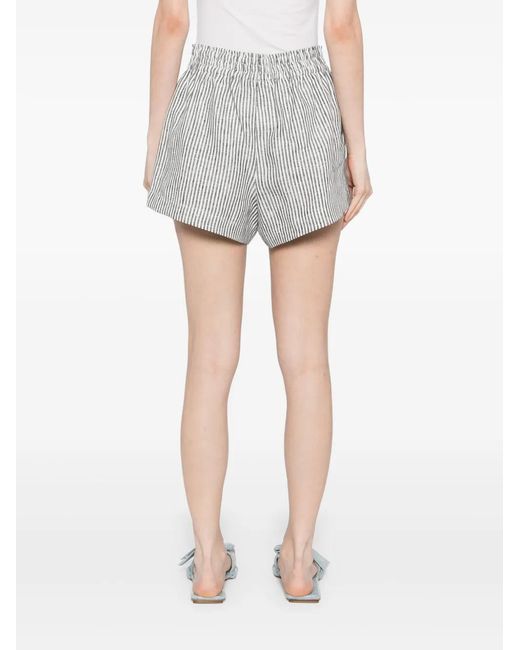 Reformation Gray Mila Shorts