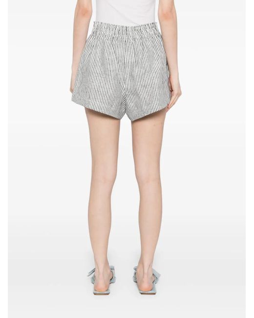 Reformation Gray Mila Shorts