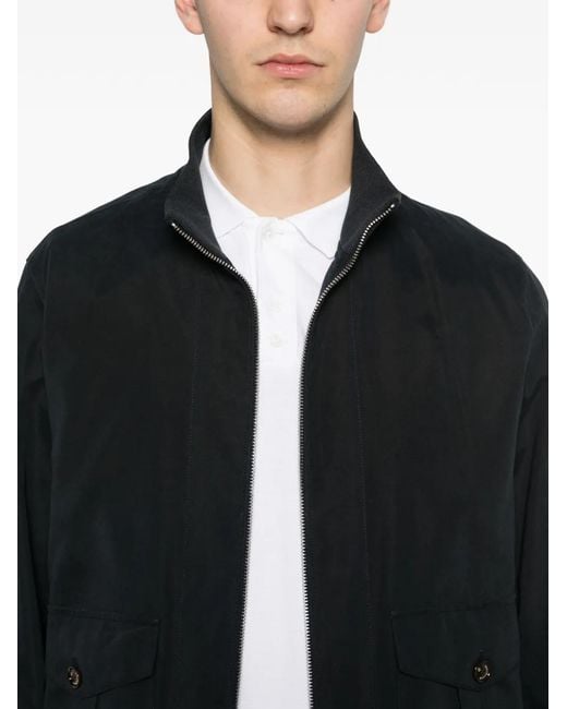 Montecore Black Flap-Pocket Jacket for men