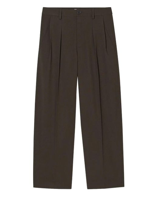 Closed Gray Wide-Leg-Hose Mit Bundfalten