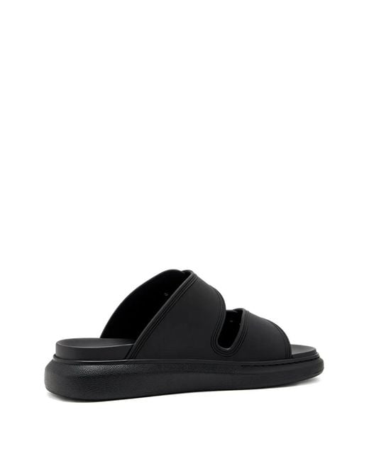 McQueen Black Sandals for men