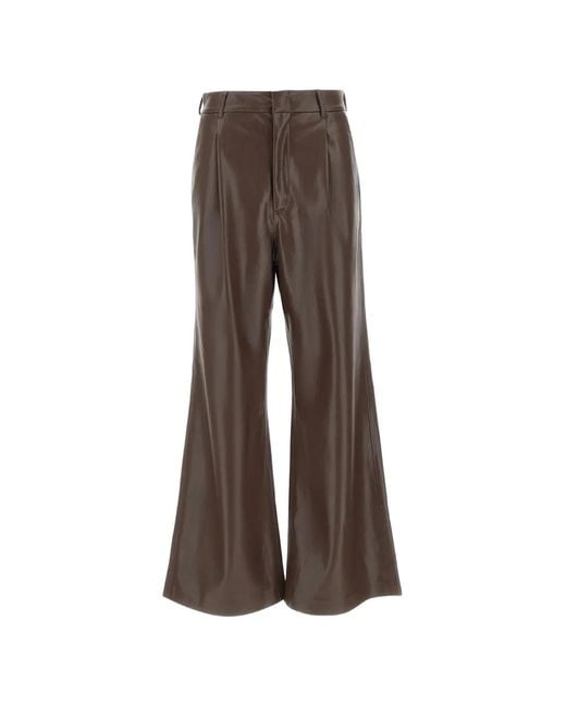 ANDAMANE Brown Sasha Flared Trousers