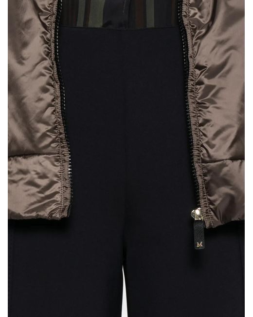 Max Mara Blue Mxpnigella Seam Trousers