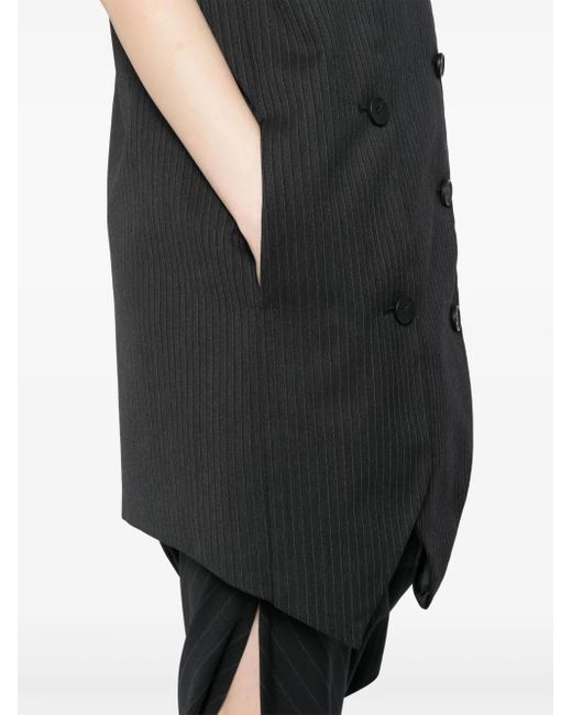 Moohong Black Single-Breasted Coat