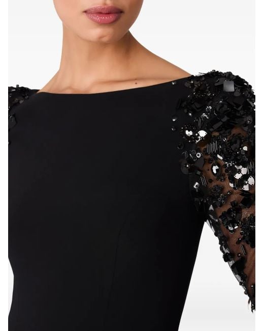 Jenny Packham Black Sylvia Maxikleid