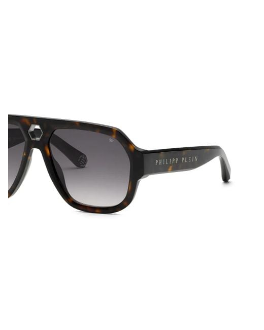 Philipp Plein Black Starlight Sunglasses for men
