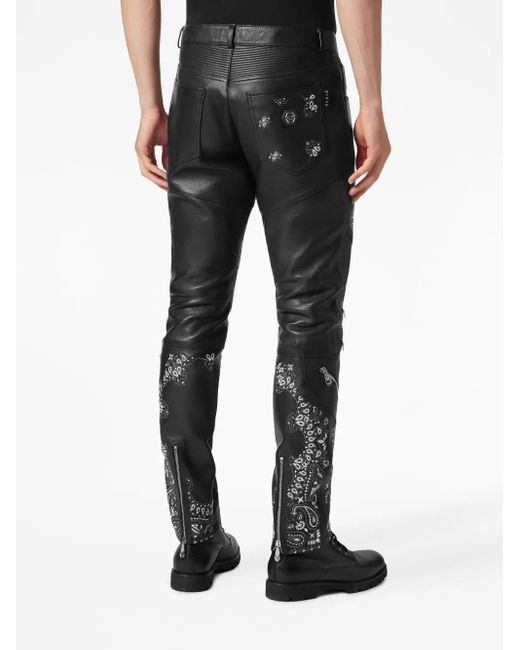 Philipp Plein Gray Trouser for men