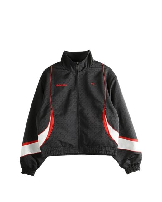 PUMA Black X Nahmias Monogram-Pattern Jacket for men