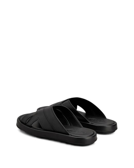 Tod's Black Sandals for men