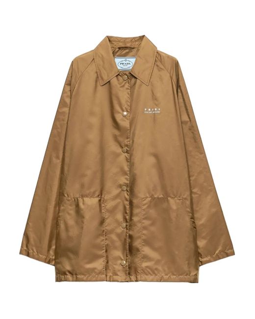 Prada Brown Re-Nylon Lightweight Jacket