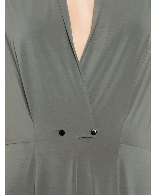 Alberta Ferretti Gray Viscose Elastane Dress