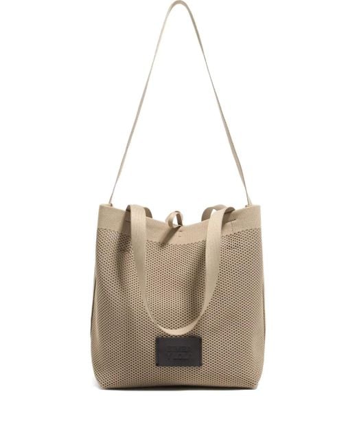 Bimba Y Lola Natural Mittelgroßer Flyknit Tote Bag
