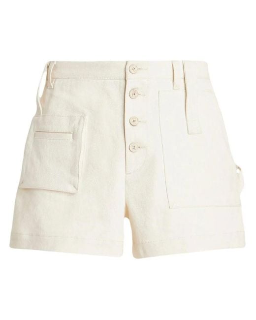 Etro Natural Multi-pocket High-waist Shorts for men