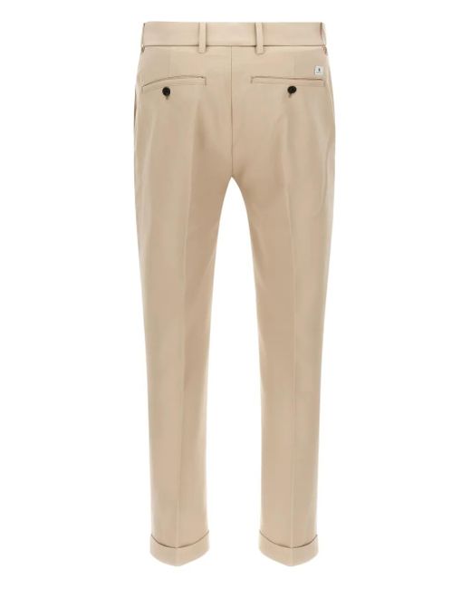 Department 5 Natural Pressed Turn-Up Trousers for men