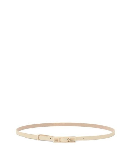 Fabiana Filippi Natural Square Buckle Belt
