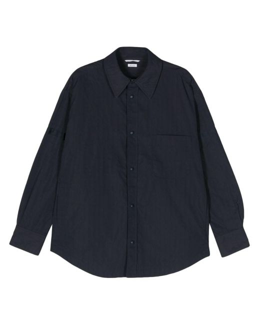 Thom Browne Blue Ripstop Shirt Jacket - Men's - Polyamide/cupro/polyurethane for men