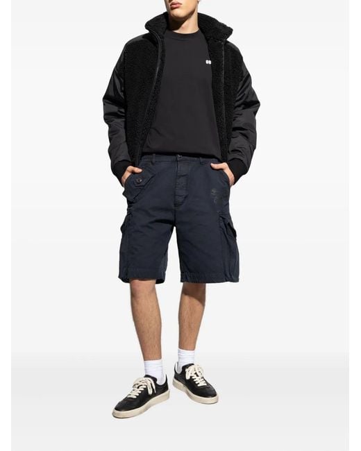 DSquared² Black Zip-Up Bomber Jacket for men
