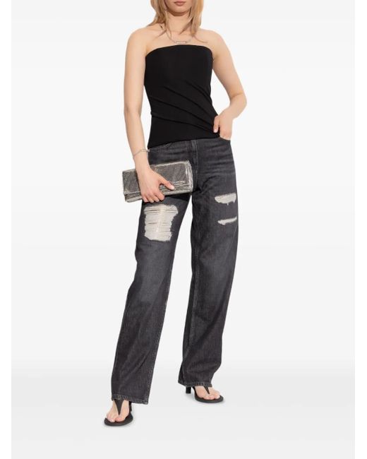 Versace Black Sleeveless Top