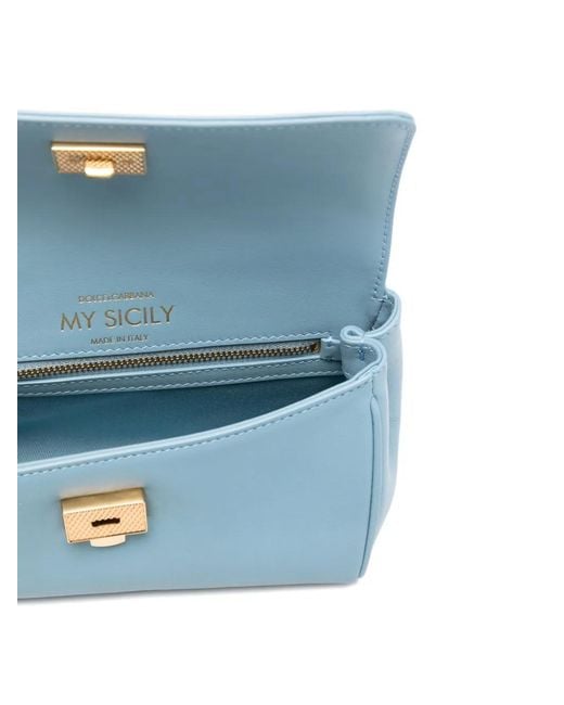 Dolce & Gabbana Blue My Sicily Handbag