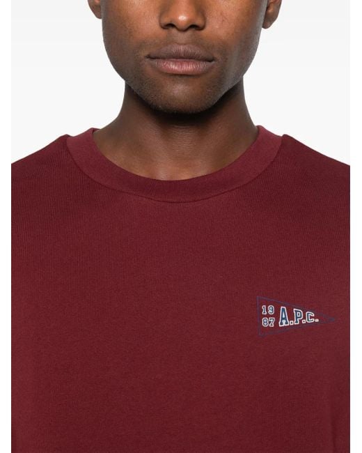 A.P.C. Logo-Embroidered Sweater for men