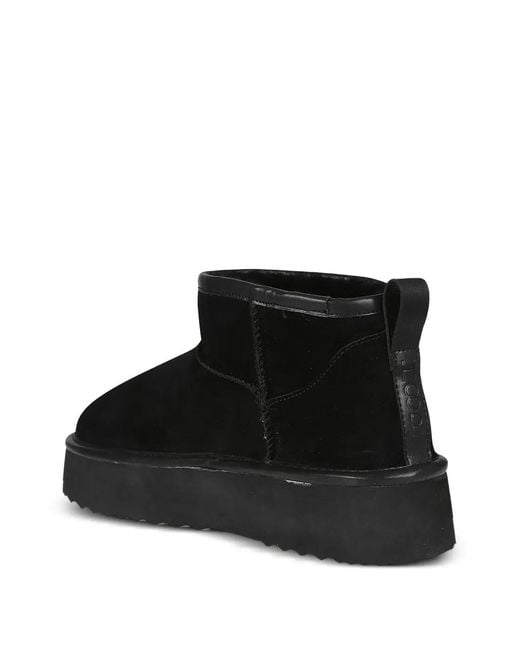 Hoor Black Vega Platform Boots