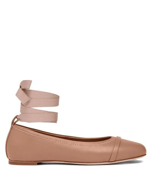 Malone Souliers Pink Sabina Ballet Flats