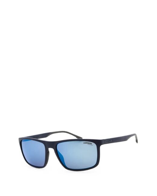 Carrera Blue Rectangle-Frame Sunglasses for men