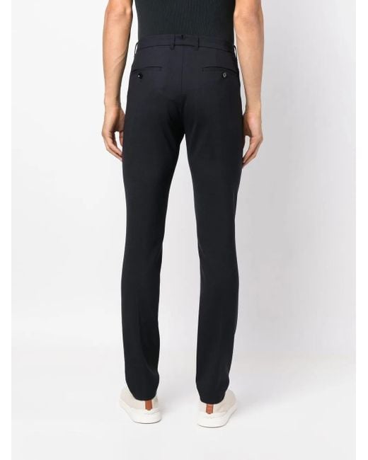 Aspesi Blue Slim-Cut Tailored Trousers for men