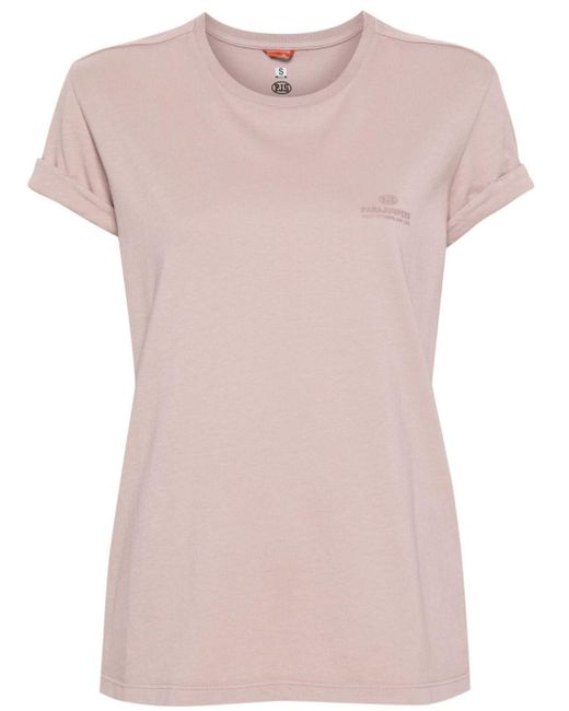 Parajumpers Pink Myra Cotton T-shirt