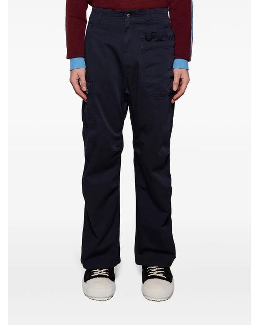 Fila Blue Side Patch Pocket Trousers for men