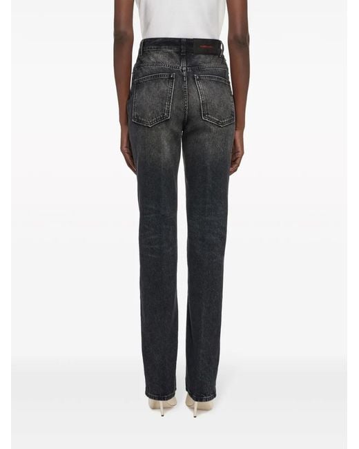 Ferragamo Blue High-Rise Flared Jeans