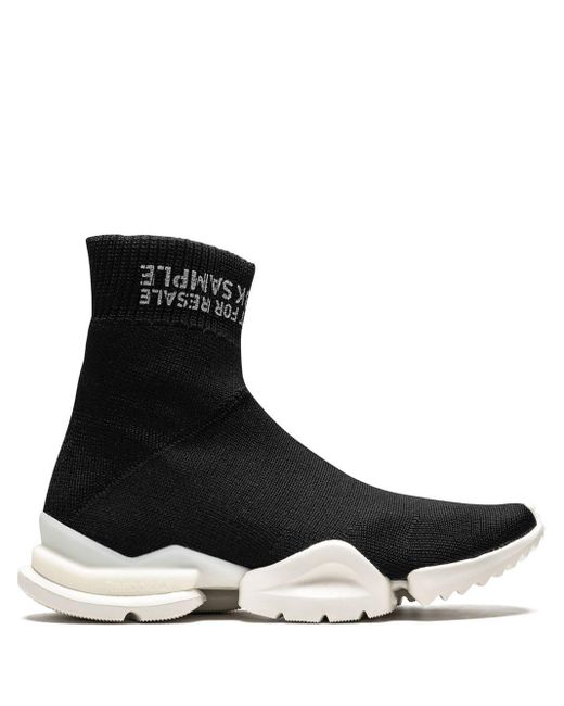 Reebok Black Sock Run R Print Sneakers for men