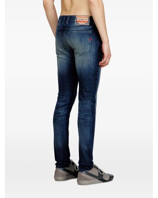 DIESEL Blue 1979 Sleenker 0Adbm Skinny Jeans for men