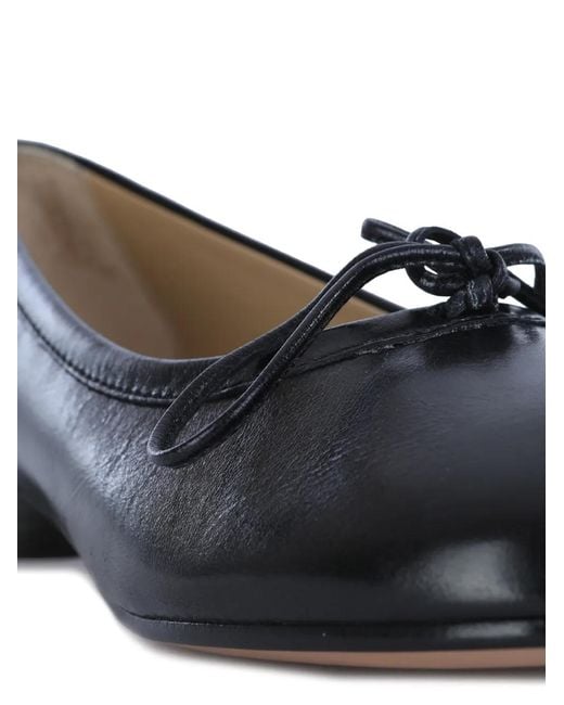 MM6 by Maison Margiela Black Anatomic Numeric Ballerinas