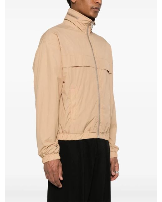 AMI Natural Logo-Print Windbreaker for men