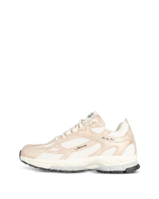 The Mercer Brand White Lace-Up Sneakers