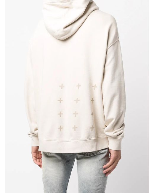 Ksubi White 4 X 4 Biggie Cotton Hoodie for men