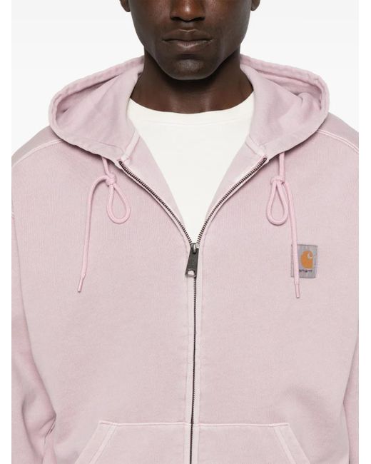 Carhartt Pink Hooded Nelson Jacket for men