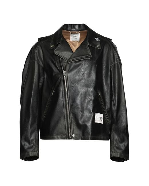 Maison Mihara Yasuhiro Black Zip Cotton Jacket for men